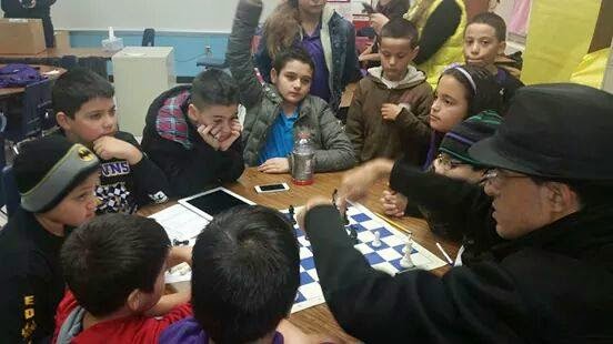 School chess team after a competition